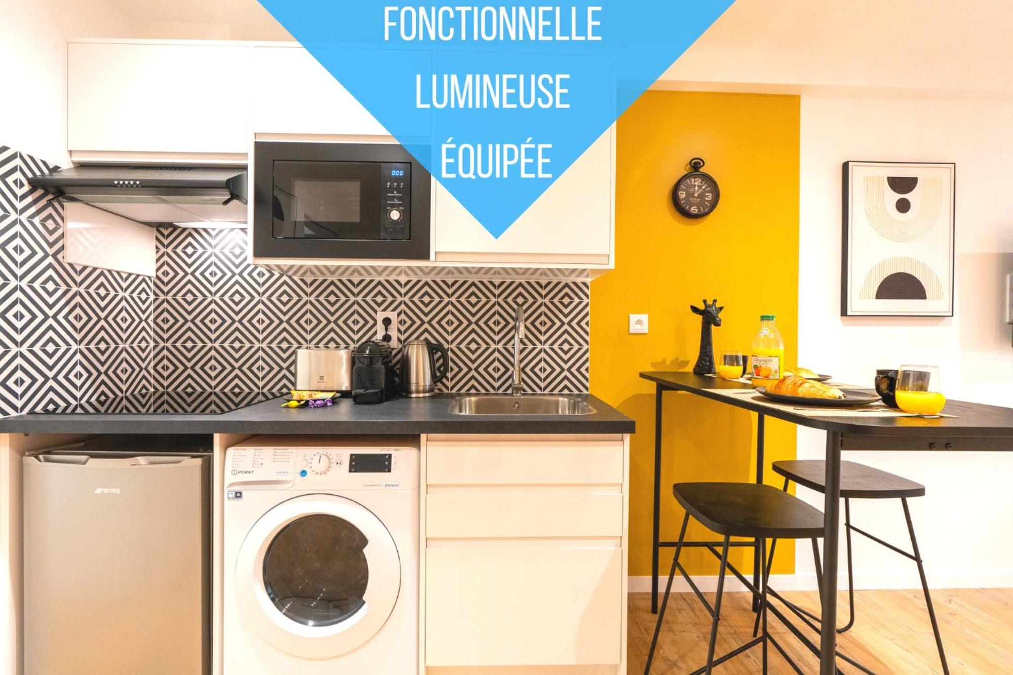 Studio - Self Checkin Automatique - Centre-Ville - Afrique La Ferte-sous-Jouarre Ngoại thất bức ảnh